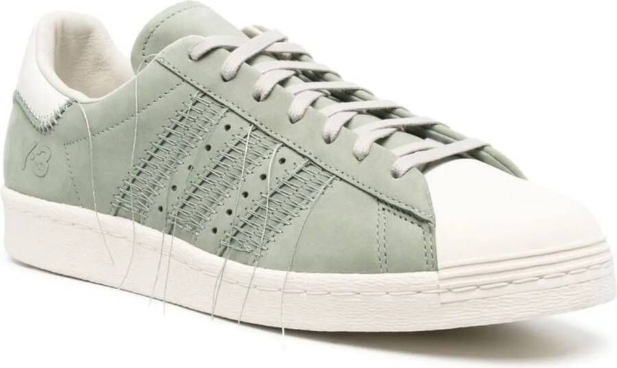 Y-3 Sneakers Superstar Loose-thread Sneakers in groen