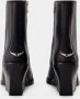 Zadig & Voltaire Boots Cara Boots Leather Black in zwart - Thumbnail 3