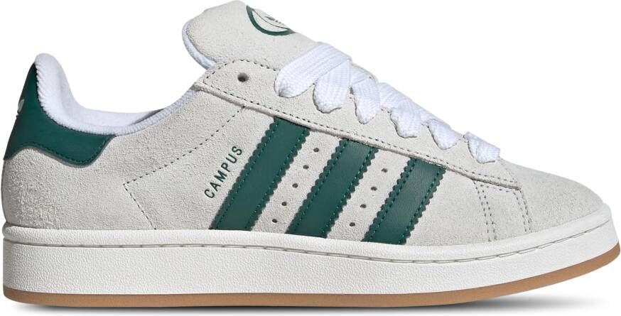 Adidas Originals Campus 00s Schoenen Crystal White Core White Collegiate Green- Dames Crystal White Core White Collegiate Green