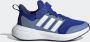 Adidas Sportswear FortaRun 2.0 Cloudfoam Schoenen met Elastische Veters en Klittenband Kinderen Blauw - Thumbnail 4