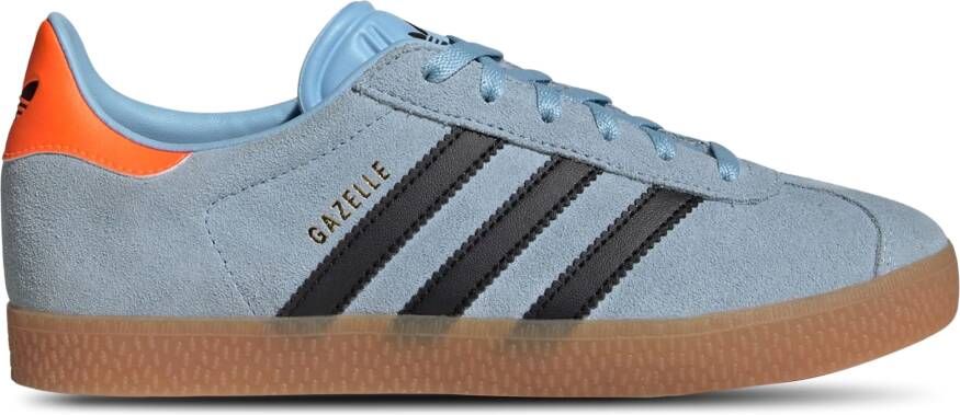 Adidas Originals Gazelle Junior Clear Sky Core Black Solar Orange Clear Sky Core Black Solar Orange