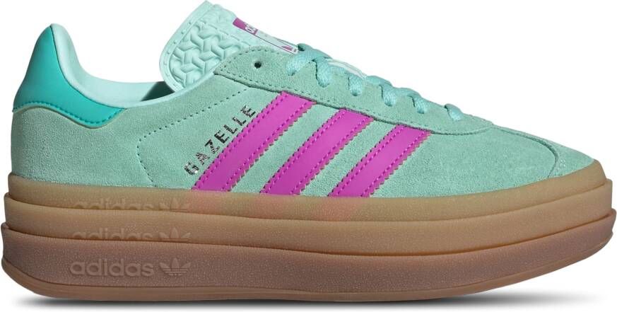 Adidas Originals Gazelle Bold Junior Clear Mint Flash Pink Mint Rush- Clear Mint Flash Pink Mint Rush