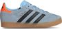 Adidas Originals Gazelle Children Clear Sky Core Black Solar Orange Clear Sky Core Black Solar Orange - Thumbnail 1