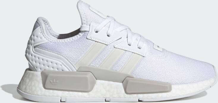 Adidas nmd cheap white and gray