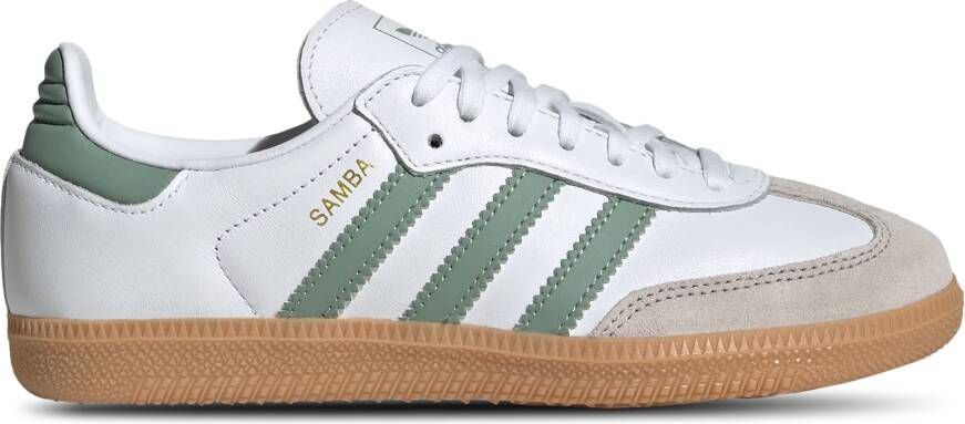 Adidas Originals Samba OG Junior Cloud White Silver Green Gum Cloud White Silver Green Gum