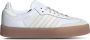 Adidas Originals Witte Sambae Sneakers Premium Leer White Dames - Thumbnail 2