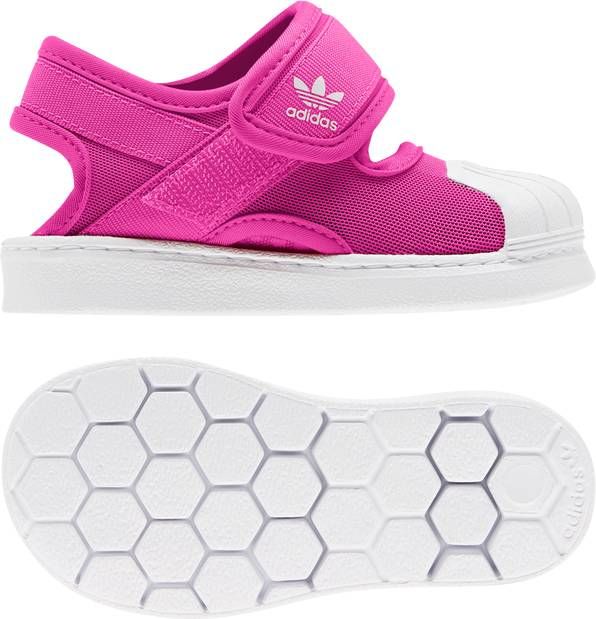 Adidas Superstar Sandal Pink Mesh Synthetisch Foot Locker - Schoenen.nl