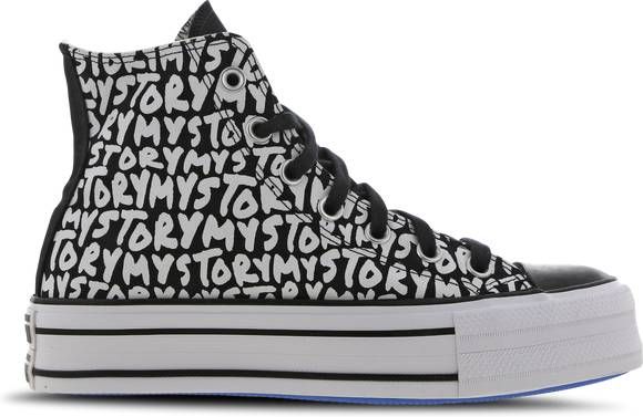 Converse Chuck Taylor All Star Platform High Dames Schoenen Black Textil