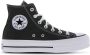 Converse Zwarte Casual High-Top Sneakers voor Vrouwen Black Dames - Thumbnail 2