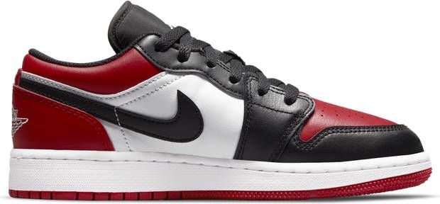 Jordan 1 Low basisschool Schoenen Red Leer