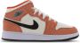 Jordan Oranje Suede Klassieke Sneaker Orange Dames - Thumbnail 2