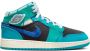 Jordan Air 1 Mid Sneaker School kinderschoenen Grijs - Thumbnail 2