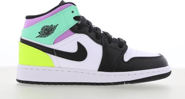 Jordan Mid Pastel Sneakers Gratis Verzending Zwart Dames - Foto 2