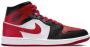 Jordan Wmns Air 1 Mid Black Gym Red White Schoenmaat 37 1 2 Sneakers BQ6472 079 - Thumbnail 2