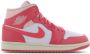 Jordan Wmns Air 1 Mid Basketball Schoenen white sea coral atmosphere sail maat: 37.5 beschikbare maaten:37.5 - Thumbnail 2