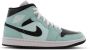 Jordan Light Dew Mid Sneakers voor Dames Blauw Dames - Thumbnail 2