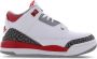 Air Jordan 3 Retro Fire Red (2022) (PS) DM0966-160 wit grijs rood kindersneaker sneaker hoog - Thumbnail 2