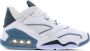 Jordan Lage Sneaker Wit Blauw Geel Marine White Heren - Thumbnail 2