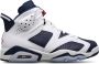 Jordan Air 6 Retro 'White and Midnight Navy' herenschoenen Wit - Thumbnail 2