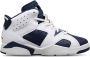 Jordan 6 Retro 'White and Midnight Navy' kleuterschoenen Wit - Thumbnail 2