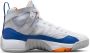 Jordan Hoge Top Basketbalsneaker Wit Blauw Oranje White Heren - Thumbnail 2