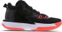 Jordan Zion 1 Basketbalschoen Zwart Rood Wit Multicolor Heren - Thumbnail 1