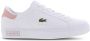 Lacoste Witte Casual Synthetische Sneakers voor Vrouwen White Dames - Thumbnail 4