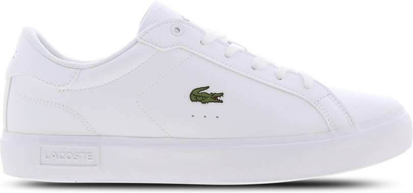 Lacoste Powercourt 0721 1 Suj (gs) Basketball Schoenen white white maat: 35 beschikbare maaten:35 36 37 38 39