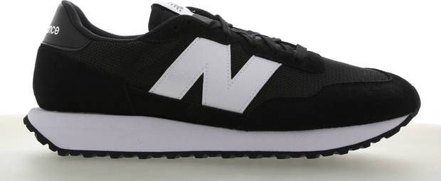 New Balance 237 Heren Schoenen Black Leer Textil