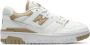 New Balance Beige Sneakers van Kalfsleer voor Vrouwen White Dames - Thumbnail 2