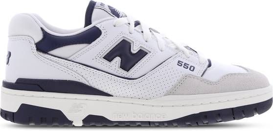 New Balance 550 Heren Schoenen White Leer Synthetisch