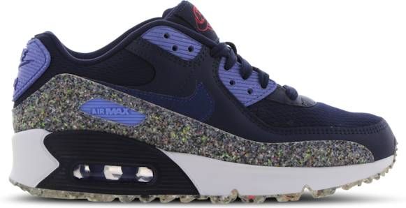 Nike Air Max 90 basisschool Schoenen Blue Leer Leer Synthetisch Foot Locker