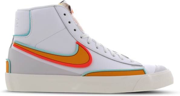 Nike Blazer Mid '77 Heren Schoenen White Leer Foot Locker