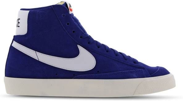 Nike Blazer Mid '77 Heren Schoenen Blue Leer