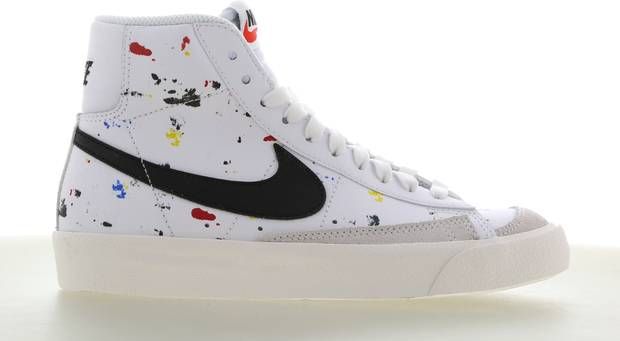 Nike Blazer Mid basisschool Schoenen White Leer Synthetisch