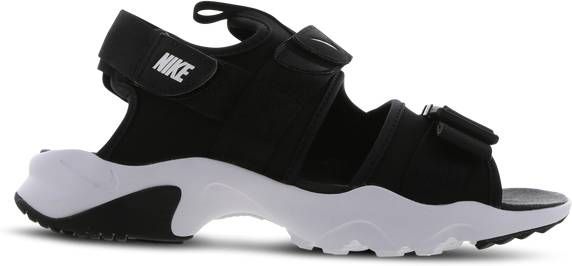 Nike Canyon Slide Dames Schoenen Black Leer