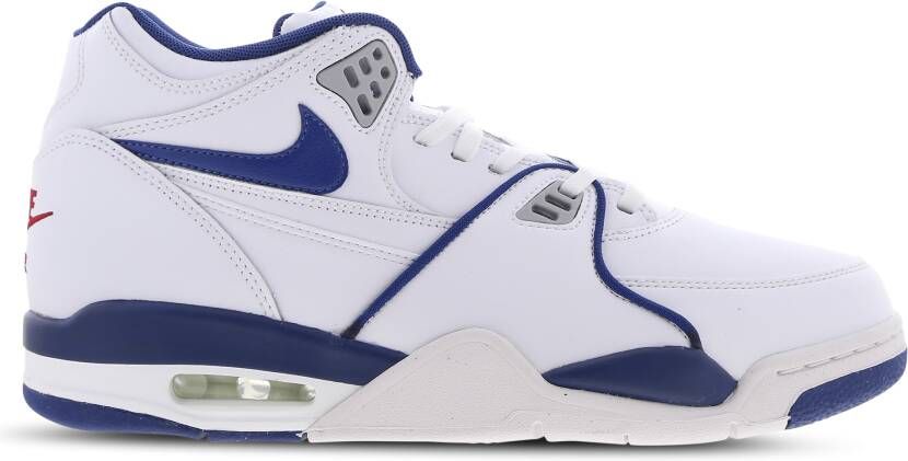 Nike Air Flight 89 Basketball Schoenen white dark royal blue vyrsity red maat: 45 beschikbare maaten:45