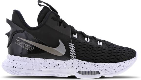 Nike Lebron Witness 5 Black Metallic Silver White Schoenmaat 38 1 2 Basketball Performance Low CQ9380 001 - Foto 4