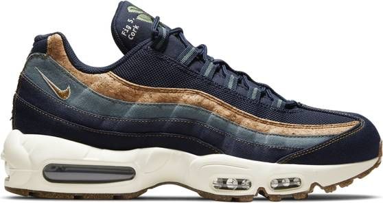 Nike Max 95 Premium Heren Schoenen Blue Leer