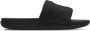 Nike Verstelbare Slide Heren Slippers Zwart Wit Black Heren - Thumbnail 3