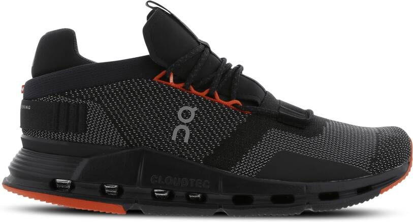 ON Running Cloudnova Hardloopschoenen Black Heren