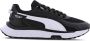 Puma Wild Rider Heren Schoenen Black Synthetisch Leer - Thumbnail 1