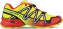 Salomon Rode Low-Top Mesh Sneakers Multicolor Heren - Thumbnail 2