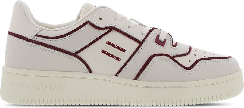 Tommy Hilfiger Basket Layering sneaker van leer met logo