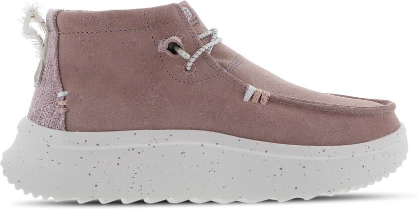 Hey Dude Roze Suede Peak Hi Laarzen Pink Dames