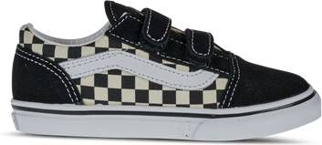 vans old skool velcro checkerboard