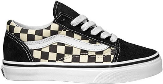 Vans Old Skool voorschools Schoenen Black Leer Textil 5 Foot Locker