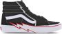 Vans Bolt High-Top Sneaker Zwart Rood Black Heren - Thumbnail 2