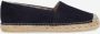 Fred de la Bretoniere Blauwe Espadrilles met Geweven Detail Blue Dames - Thumbnail 2