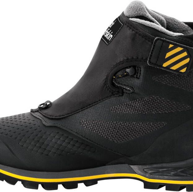 Jack Wolfskin 1995 Series Texapore Mid Men Waterdichte trekkingschoenen Heren 40 zwart black burly yellow XT